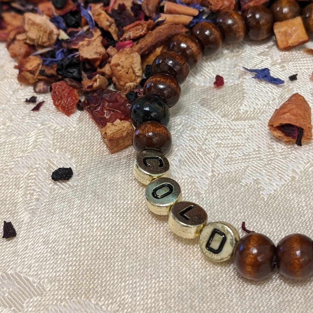 Wood Cold Bracelet Meaningful Song Inspired Lyric